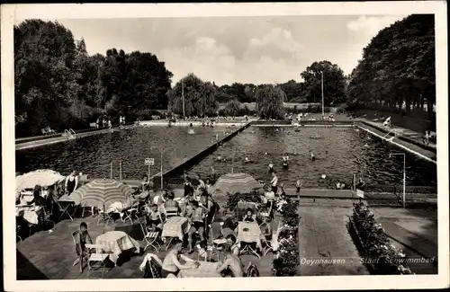 Ak Bad Oeynhausen in Nordrhein Westfalen, Städtisches Schwimmbad