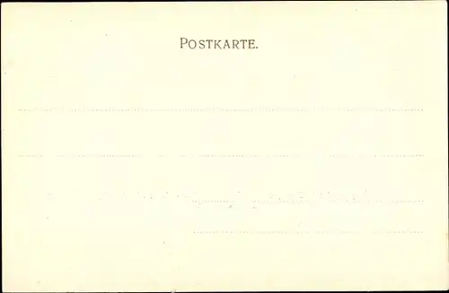 Künstler Ak Hamburg Mitte St. Georg, Moeller's Entwurf zum Empfangsgebäude auf dem Hauptbahnhof 1901