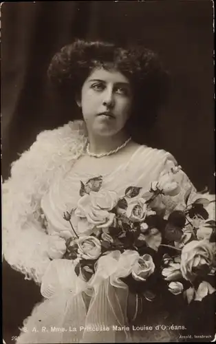 Ak La Princesse Marie Louise d'Orléans