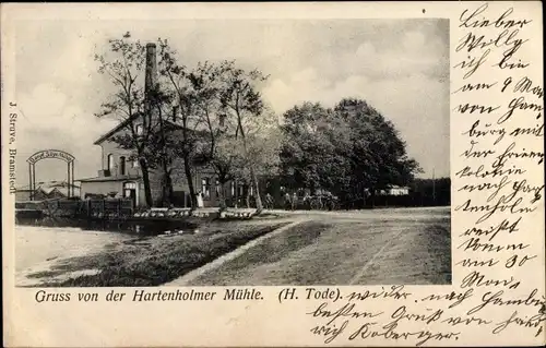 Ak Hartenholm Schleswig Holstein, Hartenholmer Mühle