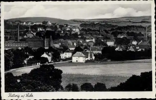 Ak Kettwig Essen im Ruhrgebiet, Panorama vom Ort