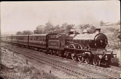 Ak Britische Eisenbahn, Dampflok, Tender 365