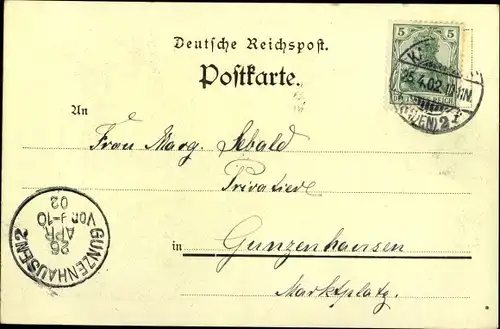 Passepartout Ak Großherzog Friedrich I. von Baden, 50. Regierungsjubiläum