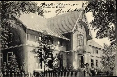 Ak Söhlingen Hemslingen in Niedersachsen, Wohnhaus Eckhoff
