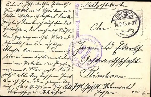 Ak Lutherstadt Eisleben, Markt, Andreaskirche, Lutherdenkmal, Straßenbahn