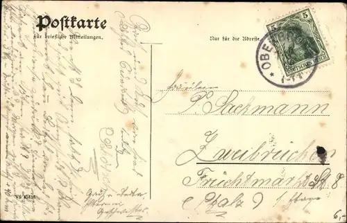 Ak Oberbronn Bas Rhin, Kloster, Frauen in Trachten