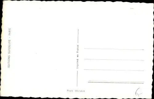 Ak Vive Sainte Anne, Frau mit Bügeleisen