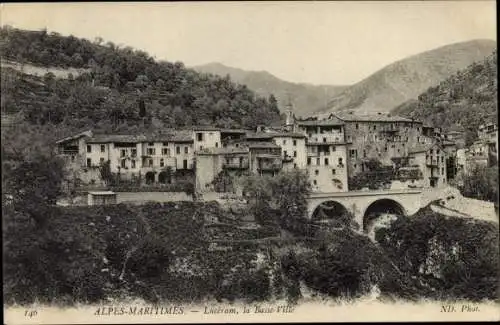 Ak Luceram Alpes Maritimes, La Basse Ville