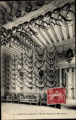 Ak La Celle les Bordes Yvelines, Grand Salon des Massacres
