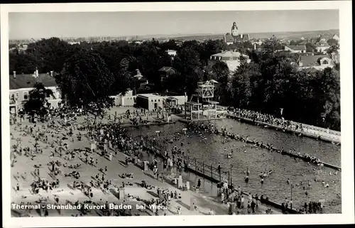 Ak Baden in Niederösterreich, Thermalstrandbad