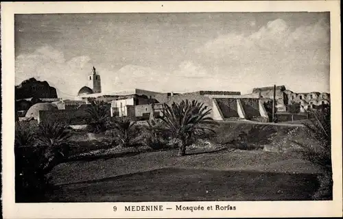Ak Madanīn Medenine Tunesien, Mosqueel et Rorfas