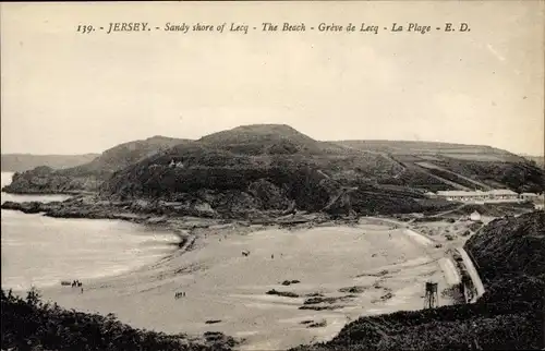 Ak Kanalinsel Jersey, Sandy shore of Lecq, The Beach