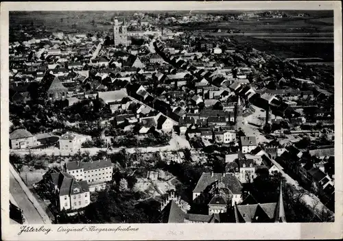 Ak Jüterbog in Brandenburg, Blick auf den Ort, Fliegeraufnahme