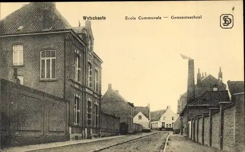 Ak Wytschaete Westflandern, Ecole Communale