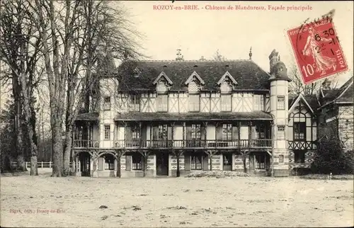 Ak Rozoy en Brie Seine et Marne, Chateau de Blandureau