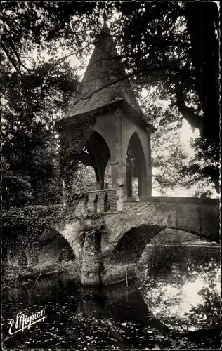 Ak Bonnelles Yvelines, Le Parc du Château et le Temple d'Amour