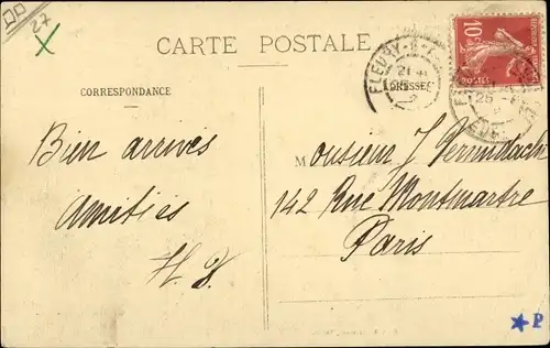 Ak Fleury sur Andelle Eure, Usine St. Victor, Les Passerelles