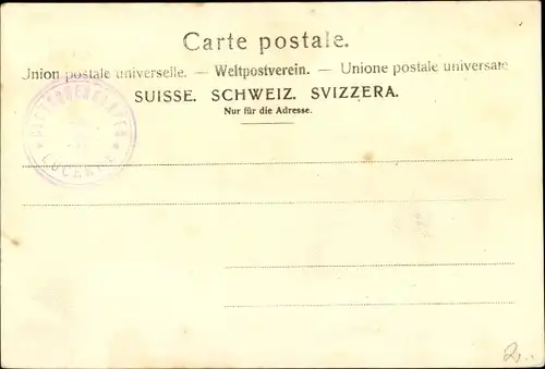 Ak Luzern Stadt Schweiz, Panorama vom Ort mit Rigi