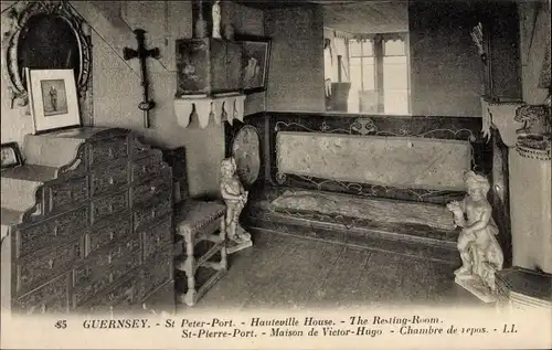 Ak Kanalinsel Guernsey, St Peter Port, Hauteville House, The Resting Room