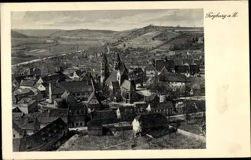 Ak Freyburg an der Unstrut, Stadt mit Kirche