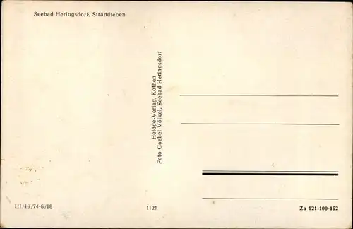 Ak Ostseebad Heringsdorf auf Usedom, Strandleben