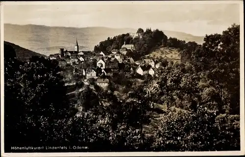 Ak Lindenfels im Odenwald, Ort, Umgebung