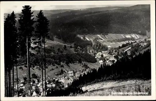 Ak Katzhütte im Schwarzatal, Ort im Tal