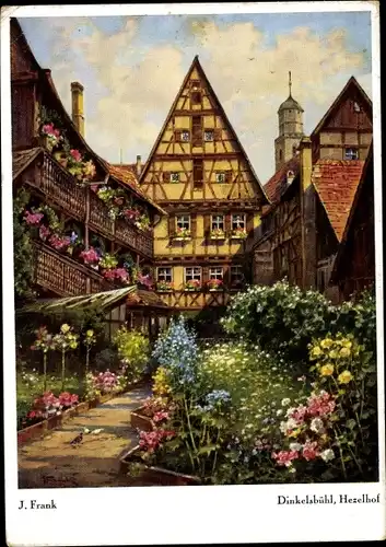 Künstler Ak Frank, J., Dinkelsbühl in Mittelfranken, Hezelhof
