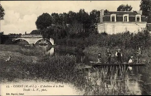 Ak Corne Maine et Loire, l'Authion et le Pont, Tivoli