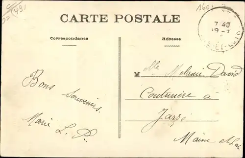 Ak Cornillé-les-Caves Maine-et-Loire, Panorama