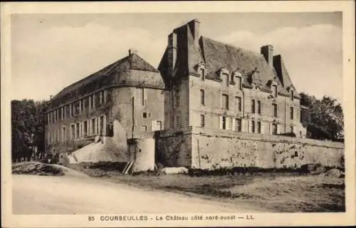 Ak Courseulles sur Mer Calvados, Le Château