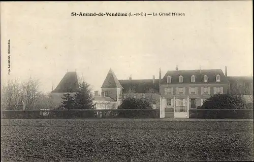 Ak Saint Amand de Vendome Loir et Cher, La Grand Maison