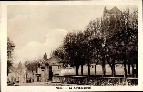 Ak Mer Loir et Cher, La Grande Route
