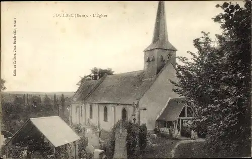 Ak Foulbec Eure, L'Église