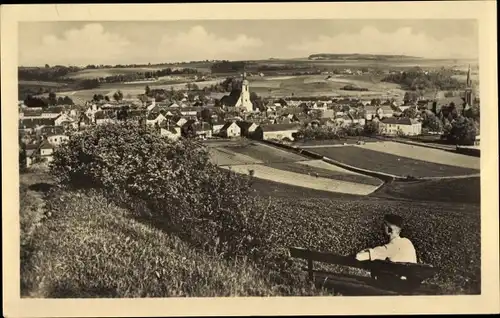 Ak Ostritz in Sachsen, Gesamtansicht