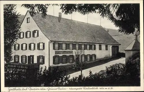 Ak Raitenbuch Hochschwarzwald, Gasthaus Pension zum Grüner Baum