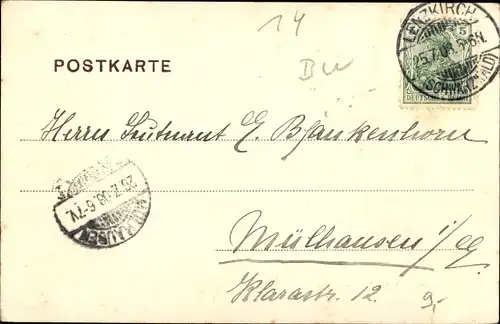 Ak Bonndorf im Schwarzwald, Blick auf den Ort