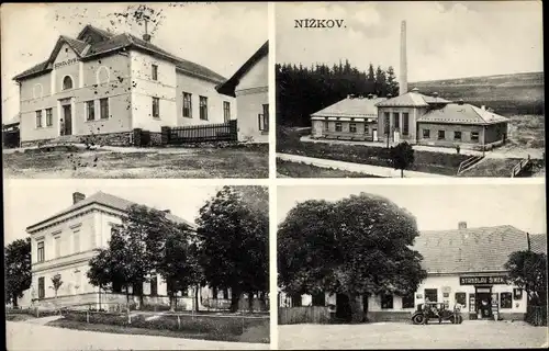 Ak Nížkov Nischkau Kraj Vysocina Region Hochland, Sokolovn, Gasthaus von Stanislav Simek
