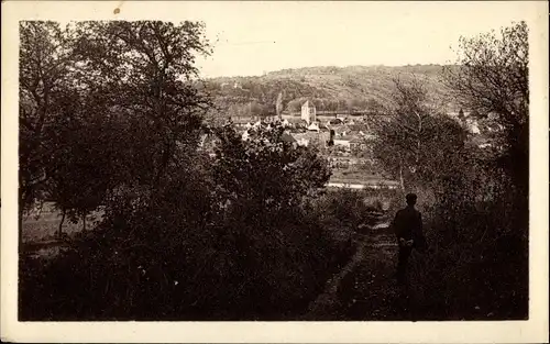 Ak Saacy sur Marne Seine et Marne, Teilansicht der Ortschaft