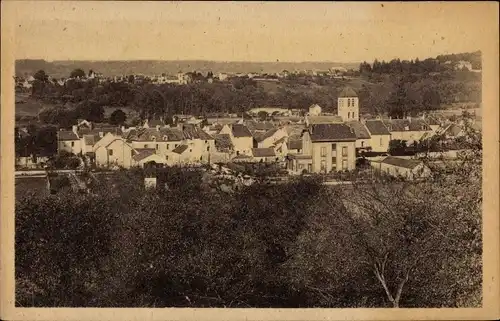 Ak Saacy sur Marne Seine et Marne, Blick auf den Ort