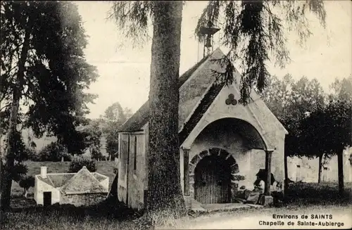 Ak Beautheil Saints Seine et Marne, Chapelle de Sainte Aubierge