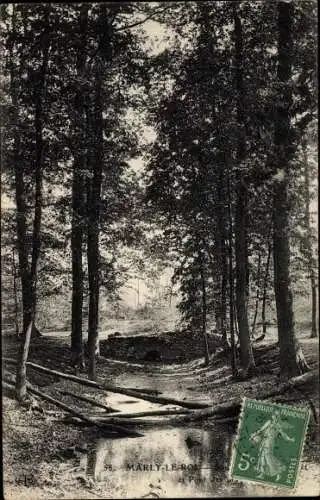Ak Marly le Roi Yvelines, Le Pont