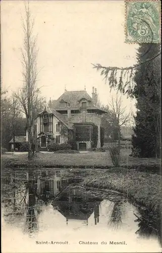 Ak Saint Arnoult en Yvelines, Château du Mesnil