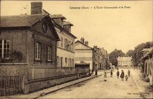 Ak Lieurey Eure, École Communale et la Poste