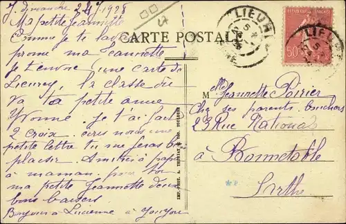 Ak Lieurey Eure, École Communale et la Poste