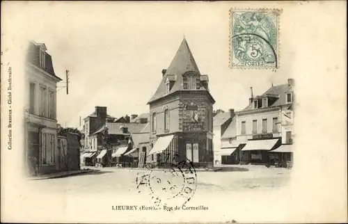 Ak Lieurey Eure, Rue de Cormeilles