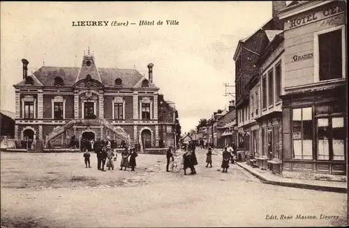 Ak Lieurey Eure, Hôtel de Ville
