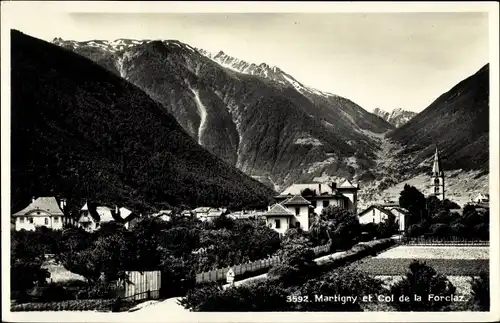 Ak Martigny Kanton Wallis, Col de la Forclaz