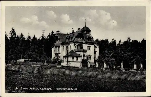 Ak Gelenau im Erzgebirge, Genesungsheim