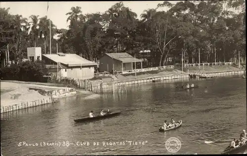 Ak São Paulo Brasilien, Rio Tiete